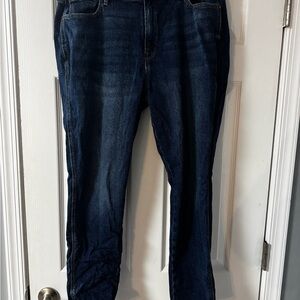 Old Navy Dark Blue Denim Jeans Curvy